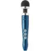 Синий беспроводной вибратор Doxy Die Cast 3R Rechargeable Wand - 28 см синий 