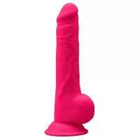 Розовый фаллоимитатор-реалистик Premium Dildo 9,5  Model 3 Premium - 24 см розовый 