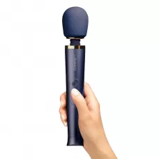 Cиний вибратор Le Wand Petite Rechargeable Vibrating Massager - 25 см синий 