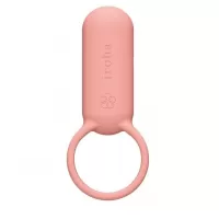Коралловое эрекционное кольцо Iroha SVR Coral Pink коралловый 