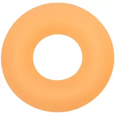 Оранжевое люминесцентное эрекционное кольцо Glow-In-The-Dark Liquid Silicone Prolong Medium Ring оранжевый 