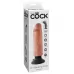 Вибромассажер-реалистик 6  Vibrating Cock - 17,8 см телесный 