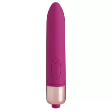 Ярко-розовая гладкая вибропуля Afternoon Delight Bullet Vibrator - 9 см ярко-розовый 