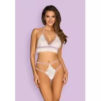 Эффектный комплект белья Lilyanne белый L-XL