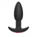 Черная анальная вибропробка Anal Vibrator с пультом ДУ - 13,5 см черный 