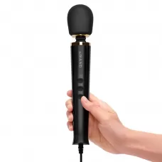 Черный проводной вибратор Le Wand Petite Vibrating Massager - 25 см черный 