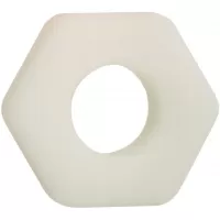 Белое люминесцентное эрекционное кольцо Glow-In-The-Dark Liquid Silicone Prolong Sexagon Ring белый 