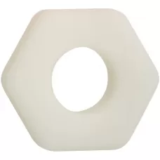 Белое люминесцентное эрекционное кольцо Glow-In-The-Dark Liquid Silicone Prolong Sexagon Ring белый 