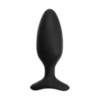 Черная анальная втулка LOVENSE Hush 2 (M) - 13,5 см черный 