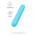 Голубая силиконовая перезаряжаемая вибропуля Murr - 10 см голубой 