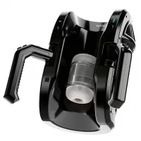 Мощный мастурбатор WYNE Masturbator 10 черный с белым 