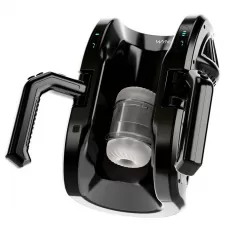 Мощный мастурбатор WYNE Masturbator 10 черный с белым 