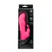 Розовый вибратор с клиторальным стимулятором PURRFECT SILICONE DELUXE RABBIT - 19 см розовый 