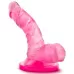 Розовый фаллоимитатор на присоске NATURALLY YOURS 4INCH MINI - 12 см розовый 