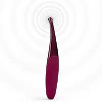 Фиолетовый точечный вибромассажер Senzi Vibrator - 14,7 см фиолетовый 
