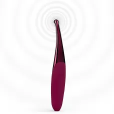 Фиолетовый точечный вибромассажер Senzi Vibrator - 14,7 см фиолетовый 