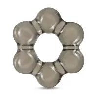 Дымчатое эрекционное кольцо Stay Hard Thick Bead Cock Ring дымчатый 
