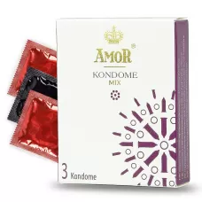 Микс-набор презервативов AMOR Mix - 3 шт  