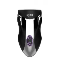 Черный вибромастурбатор NO.29 RECHARGEABLE PENIS HEAD VIBE черный 