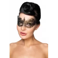 Золотистая карнавальная маска  Авиор золотистый 