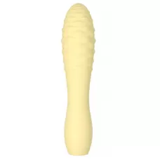 Желтый мини-вибратор Cuties - 14,2 см желтый 