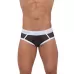 Черно-белые трусы-джоки Cult Jockstrap черный с белым S