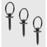 Набор из 3 колец Strap-On-Me Dildo Ring серый 