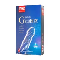 Ультратонкие презервативы Elasun G-spot stimulation с ребрами и точками - 10 шт  