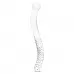 Стеклянный фаллоимитатор 11’’ Glass Pelvic Wand Double Ended - 28 см прозрачный 