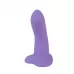 Фиолетовый нереалистичный дилдо Emotional Plus - 13 см фиолетовый 