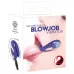 Фиолетовый вибратор для усиления ощущений от оральных ласк Blowjob фиолетовый 