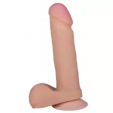 Телесный фаллоимитатор на присоске F F BEST COCK 6 - 19 см телесный 