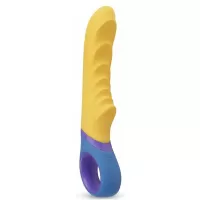 Желтый вибромассажер Tone G-Spot Vibrator - 23 см желтый 