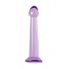 Фиолетовый фаллоимитатор Jelly Dildo M - 18 см фиолетовый 