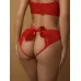 Сексуальные трусики с доступом и бантом сзади красный XXL-XXXL