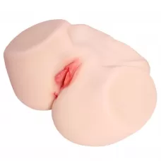 Мастурбатор-полуторс с двойным слоем материала и вибрацией Jenny Onahole Real Vagina телесный Мастурбатор-полуторс с двойным слоем материала и вибрацией Jenny Onahole Real Vagina телесный