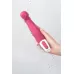 Вибратор Satisfyer Petting Hippo с загнутым кончиком - 22,9 см светло-бордовый 
