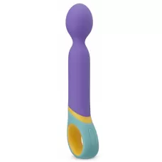 Фиолетовый вибромассажер Base Wand Vibrator - 24 см фиолетовый 