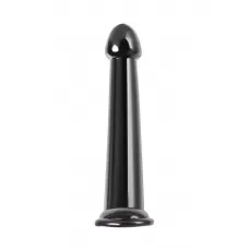 Черный нереалистичный фаллоимитатор Jelly Dildo L - 20 см черный 