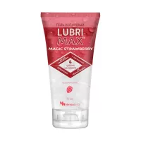 Интимный гель-смазка на водной основе Lubrimax Magic Strawberry - 75 мл  