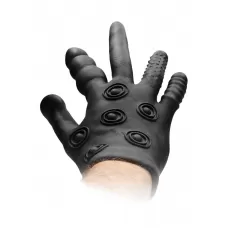 Черная стимулирующая перчатка Stimulation Glove черный 
