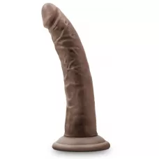 Коричневый фаллоимитатор 7 Inch Cock With Suction Cup - 19 см коричневый 