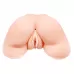 Телесная вибровагина Julie с 2 рабочими отверстиями телесный 