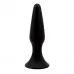 Черная анальная пробка L Silicone Plug - 12,8 см черный 