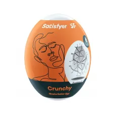 Мастурбатор-яйцо Satisfyer Crunchy Mini Masturbator белый 