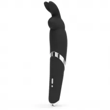 Черный вибратор Rabbit Rechargeable Wand Vibrator - 26,7 см черный 