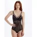 Сексуальное боди из сетки Non Wired Padded Body черный M