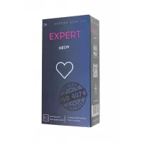 Светящиеся в темноте презервативы EXPERT Neon - 10 шт  
