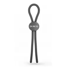 Серое эрекционное лассо на пенис Mr Dorcel серый 