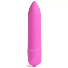 Розовая вибропуля X-Basic Long Bullet 10 speeds - 9 см розовый 